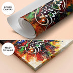 Surah Ar-Rahman "Fabi Ayye Ala" Abstract Calligraphy Painting