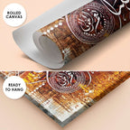 "Hasbunallahu wa ni'mal wakeel" Abstract Calligraphy Handmade Painting