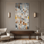 Asma-ul-Husna Grid Abstract Handmade Painting