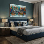 SubhanAllahi wa Bihamdihi SubhanAllahil Azeem Abstract Handmade Painting