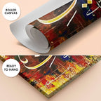 Wa Idhā Mariḍtu Fa Huwa Yashfīn Abstract Handmade Painting