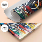 Dua of Yunus 'La ilaha illa anta' Abstract Calligraphy Painting