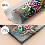 Hasbunallahu Wa Ni'mal Wakeel Mosque Abstract Handmade Painting