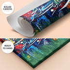 Surah Al-Kawthar Calligraphy Abstract Handmade Painting