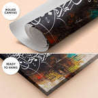 SubhanAllahi wa Bihamdihi Mosque Abstract Handmade Painting