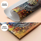 Muhammad-ur-Rasulullah Abstract Calligraphy Painting