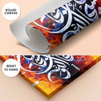 Subhan Allahil Azeem Abstract Calligraphy Handmade Painting