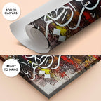 Subhan Allahi Wa Bihamdihi Textured Calligraphy Handmade Painting