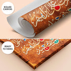 Durood-e-Ibrahimi Calligraphy Earth Tones Handmade Painting