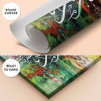 Fadhkuruni Adhkurkum Abstract Calligraphy Handmade Painting